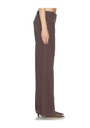 PISTOLA Jadyn Low Slung Palazzo Jeans in Chocolate. Size 24. Also in 23, 25, 26, 27, 28, 29.