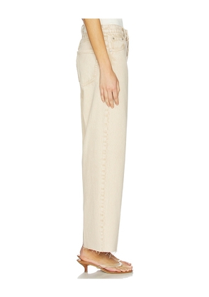 PISTOLA Tate Crop High Rise Bowed Wide Jeans in Tan. Size 23. Also in 27, 28, 29, 30, 32, 33.