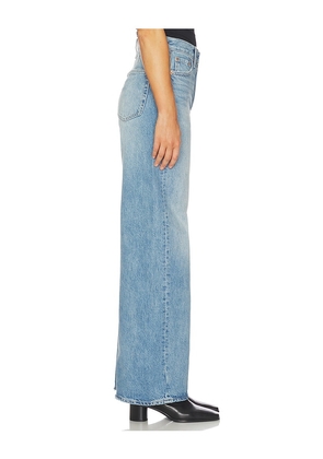 PISTOLA Sydney High Rise Bowed Wide Jeans in Blue. Size 24. Also in 26, 28.