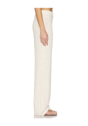 Tularosa Elio Lounge Pant in Ivory. Size L. Also in XXS, XS, S, M.