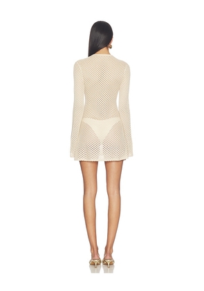 Tularosa Lila Mini Dress in Tan. Size L. Also in M.