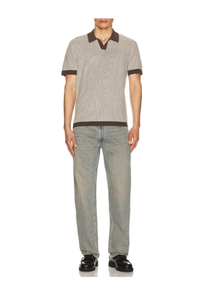 Rails Hayden Polo Shirt in Brown. Size L. Also in XL/1X.