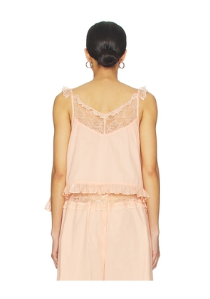 Tularosa Lumi Top in Peach. Size L. Also in XXS, XS, S, M, XL.