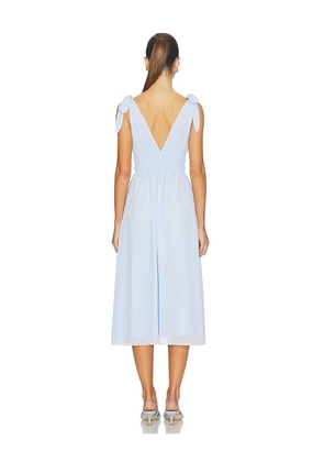 Tularosa Adrienne Midi Dress in Slate. Size L. Also in M, S, XL, XS.