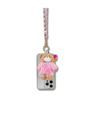 Sonix Universal Phone Crossbody Strap in Pink.