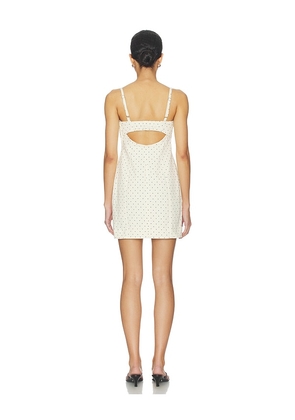Steve Madden Peony Dress in Ivory. Size 0. Also in 2, 4, 6, 8, 10, 12, 14.