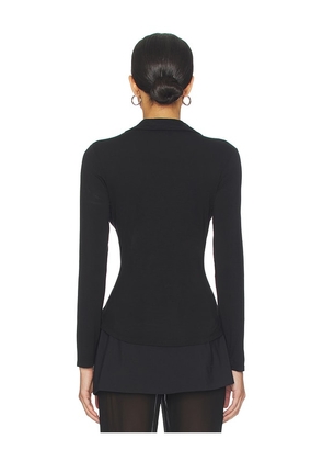 Sanctuary Dream Girl Button Up Shirt in Black. Size L. Also in S, M, XL.