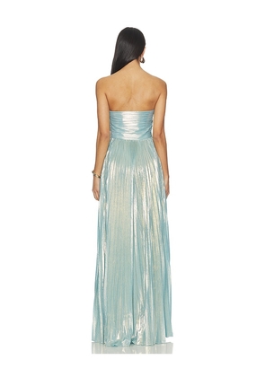 retrofete Sevyn Dress in Baby Blue. Size L. Also in XS, S, M.