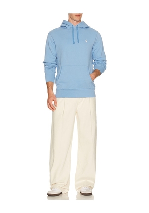 Polo Ralph Lauren Long Sleeve Loopback Terry Hoodie in Blue. Size S. Also in M, L, XL/1X, XXL/2X.