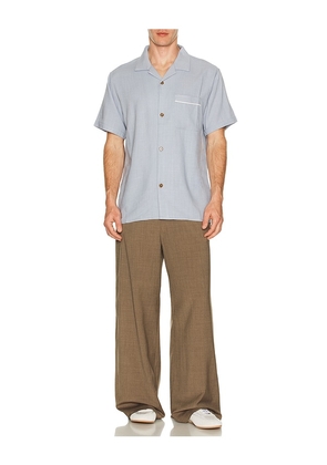 Rhythm Daytona Shirt in Blue. Size L. Also in S, M, XL/1X.