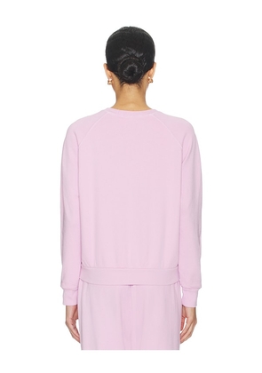 perfectwhitetee French Terry Sweatshirt in Pink. Size L. Also in S, XS.
