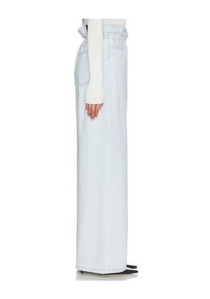 SELMACILEK Aria Denim Pants in Baby Blue. Size M. Also in XS, S, L.