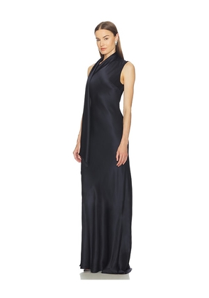 SRG Arden Silk Dress in Navy. Size L. Also in XXS, XS, S, M, XL.
