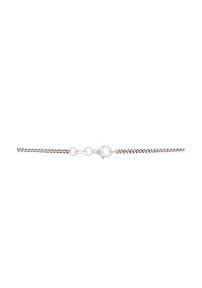 Serge de Nimes Ambrose Necklace in Metallic Silver.