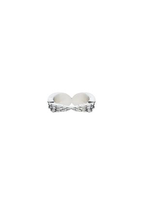 Serge de Nimes Angel Ring in Metallic Silver. Size 8. Also in 10 1/2.
