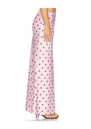 Runaway The Label Blaine Maxi Skirt in Pink. Size L. Also in XS, XL.