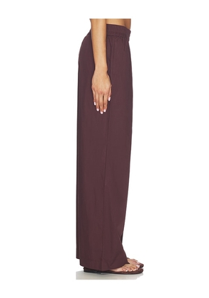 SAMSOE SAMSOE Sajulio Trousers in Burgundy. Size L. Also in XS, S, M.
