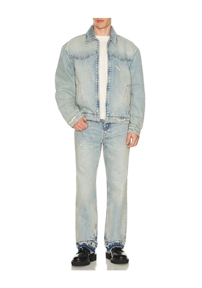 REPRESENT x Guns N' Roses Denim Jacket in Blue. Size M. Also in S, L, XL/1X.