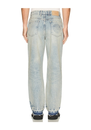 REPRESENT x Guns N' Roses Denim Jeans in Blue. Size 30. Also in 31, 33, 34, 36.