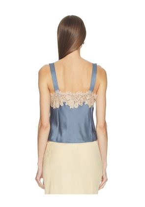 RIXO Vyonne Top in Slate. Size XS. Also in S, M, L, XL.