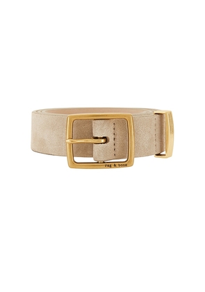 Rag & Bone X Boyfriend 2.0 Belt in Taupe. Size XS. Also in S, M.