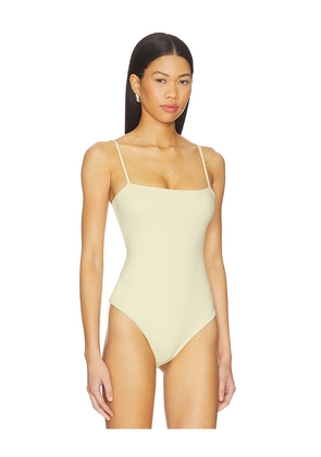 Susana Monaco String Bodysuit in Cream. Size XS. Also in S, M.