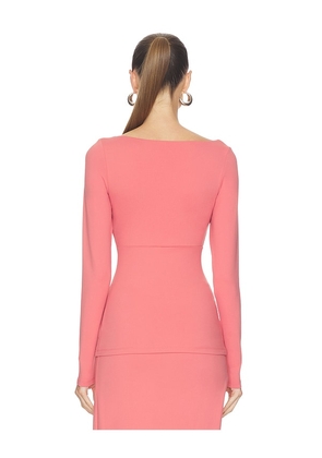 Susana Monaco Square Wire Top in Rose. Size XS. Also in S, M, L, XL.