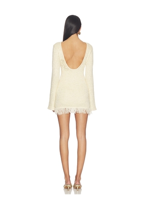 SNDYS Monroe Multiway Knit Mini Dress in Beige. Size S. Also in L, M, XS, XXL, XXS.