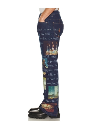 Pleasures Connection Straight Leg Jeans in Blue. Size 30. Also in 32, 34, 28.