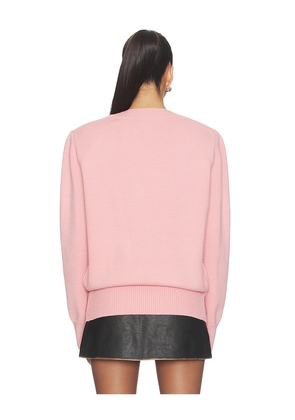 SEROYA Sylvie Sweater in Pink. Size XXS. Also in XS, S, M, L.