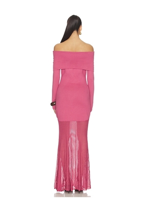 SEROYA Isotta Dress in Blush. Size XXS. Also in L, M, S, XS.