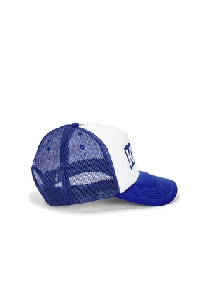 Pleasures Tranquil Trucker Hat in Blue.
