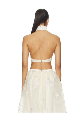 SAU LEE Valentina Top in Lemon. Size 0. Also in 2, 4, 6, 8, 10, 12.