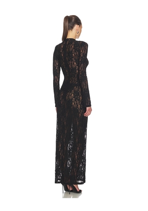 superdown Julissa Maxi Dress in Black. Size L. Also in XXS, XS, S.