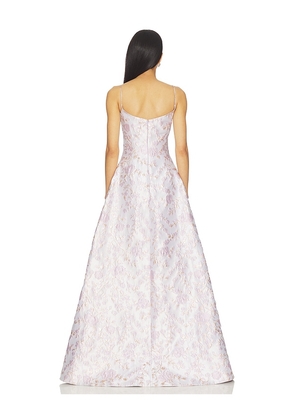 SAU LEE Jacinda Gown in Lavender. Size 0. Also in 2, 8, 00, 4, 6, 10.