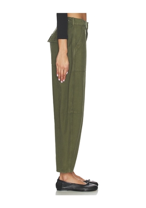 Polo Ralph Lauren Reverse Sateen Tapered Pants in Army. Size 0. Also in 2, 6.
