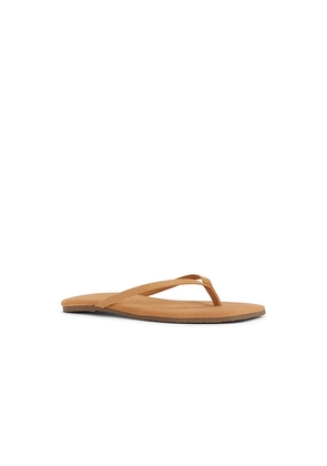 TKEES Square Toe Lily Suede Sandal in Tan. Size 6. Also in 5, 7, 8, 9.
