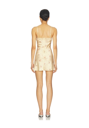Tularosa Alice Mini Dress in Lemon. Size L. Also in XL.