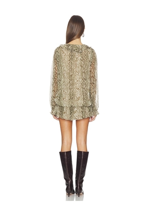 Tularosa Soca Mini Dress in Sage. Size L. Also in XS, S, M.