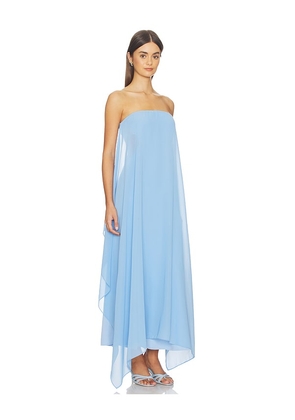 Solid & Striped The Indira Dress in Blue. Size L. Also in S, XL.