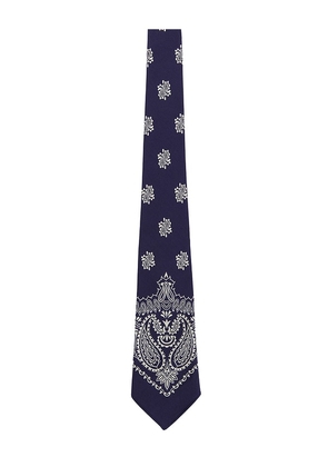 Polo Ralph Lauren Bandana Print Woven Neck Tie in Blue.