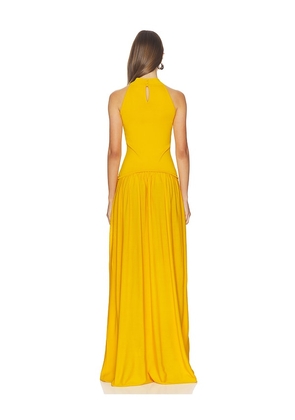 Solid & Striped The Isola Dress in Yellow. Size L. Also in XL, XS.