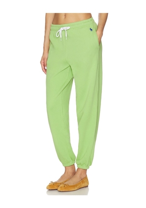 Polo Ralph Lauren Island Fleece Jogger Pant in Green. Size L. Also in XXS, XS, S, M, XL.