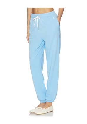Polo Ralph Lauren Island Fleece Jogger Pant in Blue. Size L. Also in S, M, XL.