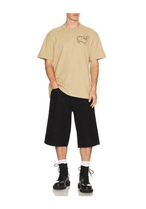 True Religion Puff Cat Tee in Brown. Size L. Also in S, M, XL/1X.
