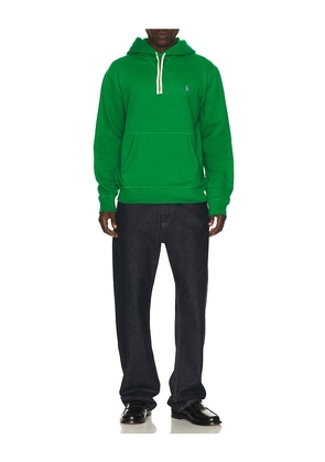 Polo Ralph Lauren RL Fleece Pullover Hoodie in Green. Size L. Also in M, XL/1X.