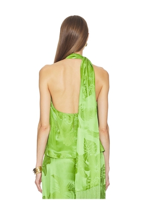 retrofete Martana Top in Green. Size L. Also in XXS, XS, S, M.