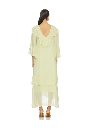 Scarlett Poppies Chiffira Dress in Lemon. Size M. Also in XS, S, L.