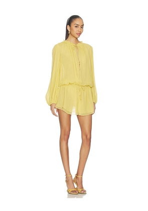 Tularosa Gianna Mini Dress in Lemon. Size L. Also in XS, S.