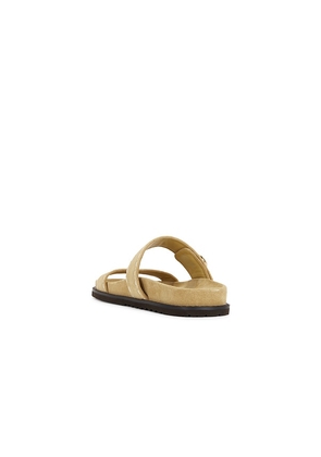 Tory Burch Romy Sport Slide in Beige. Size 10. Also in 6.5, 7, 7.5, 8, 8.5, 9.5.